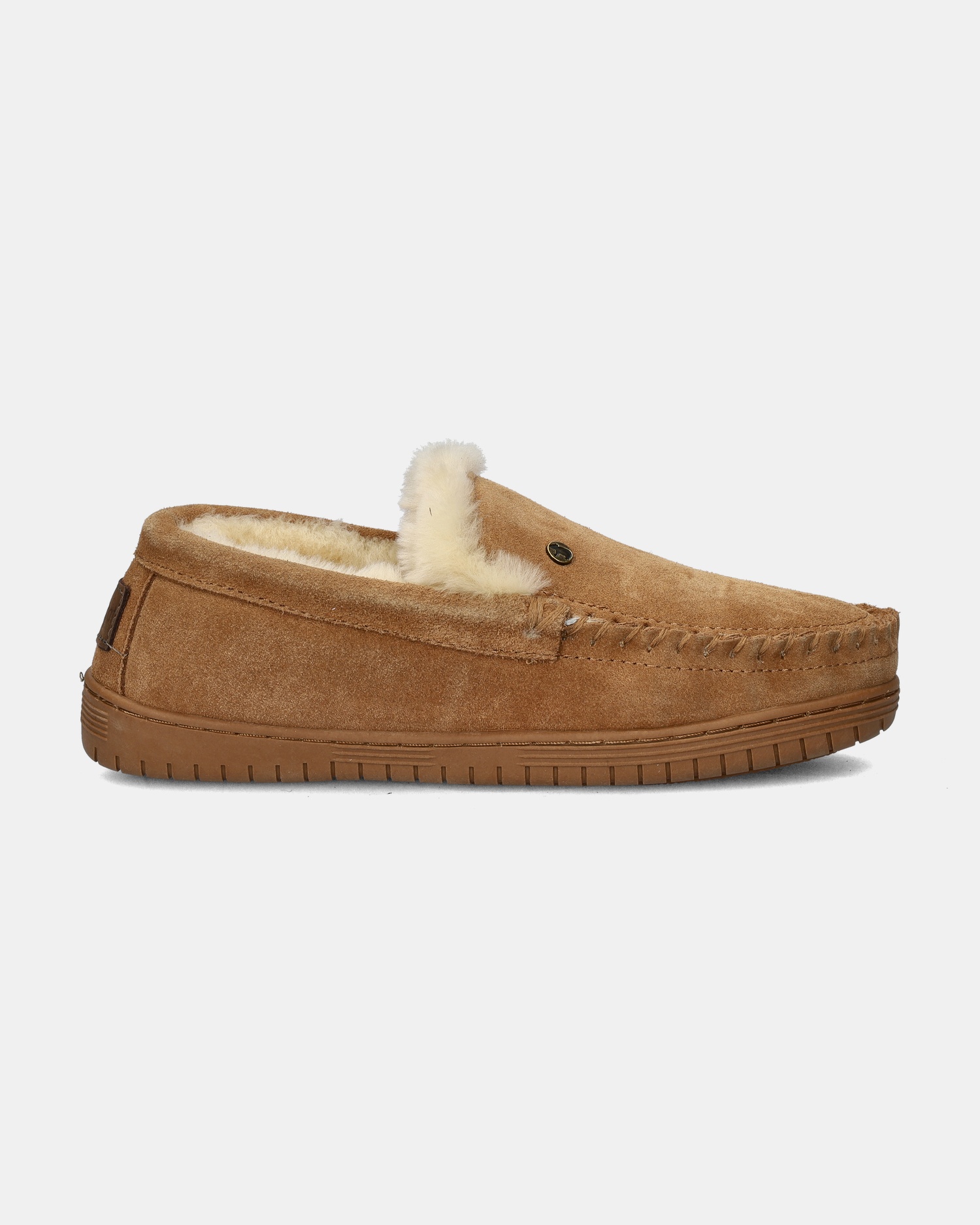 Warmbat Australia Grizzly Pantoffels  - cognac