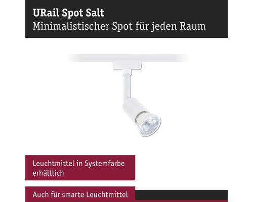 Paulmann URail railspot dimbaar Salt signaalwit