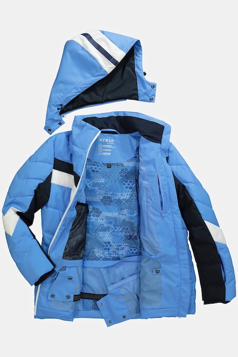 Performancejacke, wasserabweisend, Schneefang, 2-Wege-Zipper