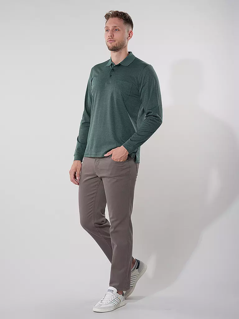 RAGMAN Poloshirt grün