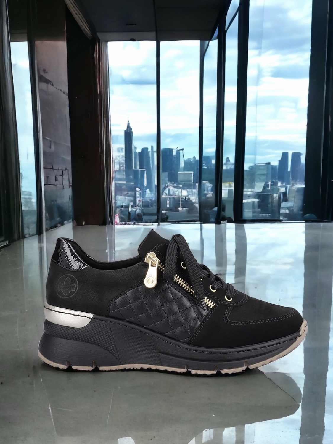 Rieker Schwarz Kilesneakers