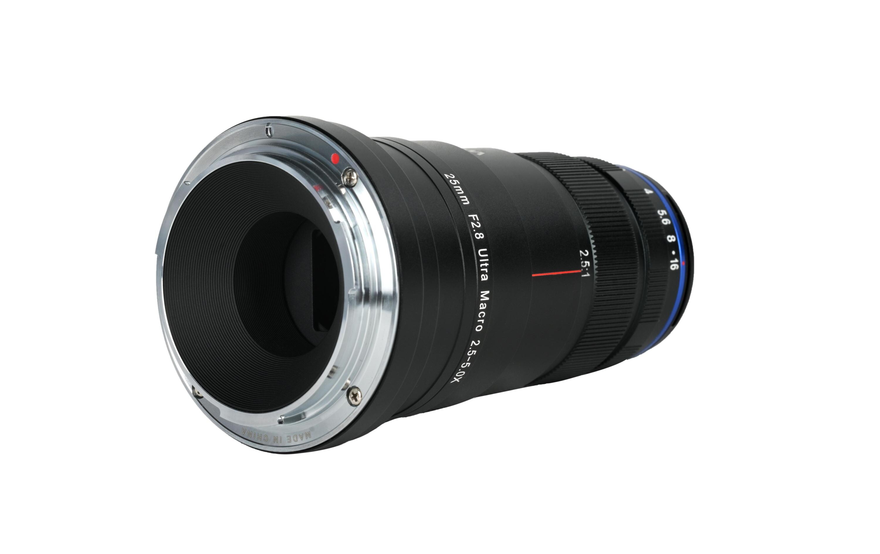 Festbrennweite 25 mm F/2.8 2.5-5x UltraMacro – Canon RF<br>Kompaktes und vielseitiges Makroobjektiv mit hoher Vergrößerung