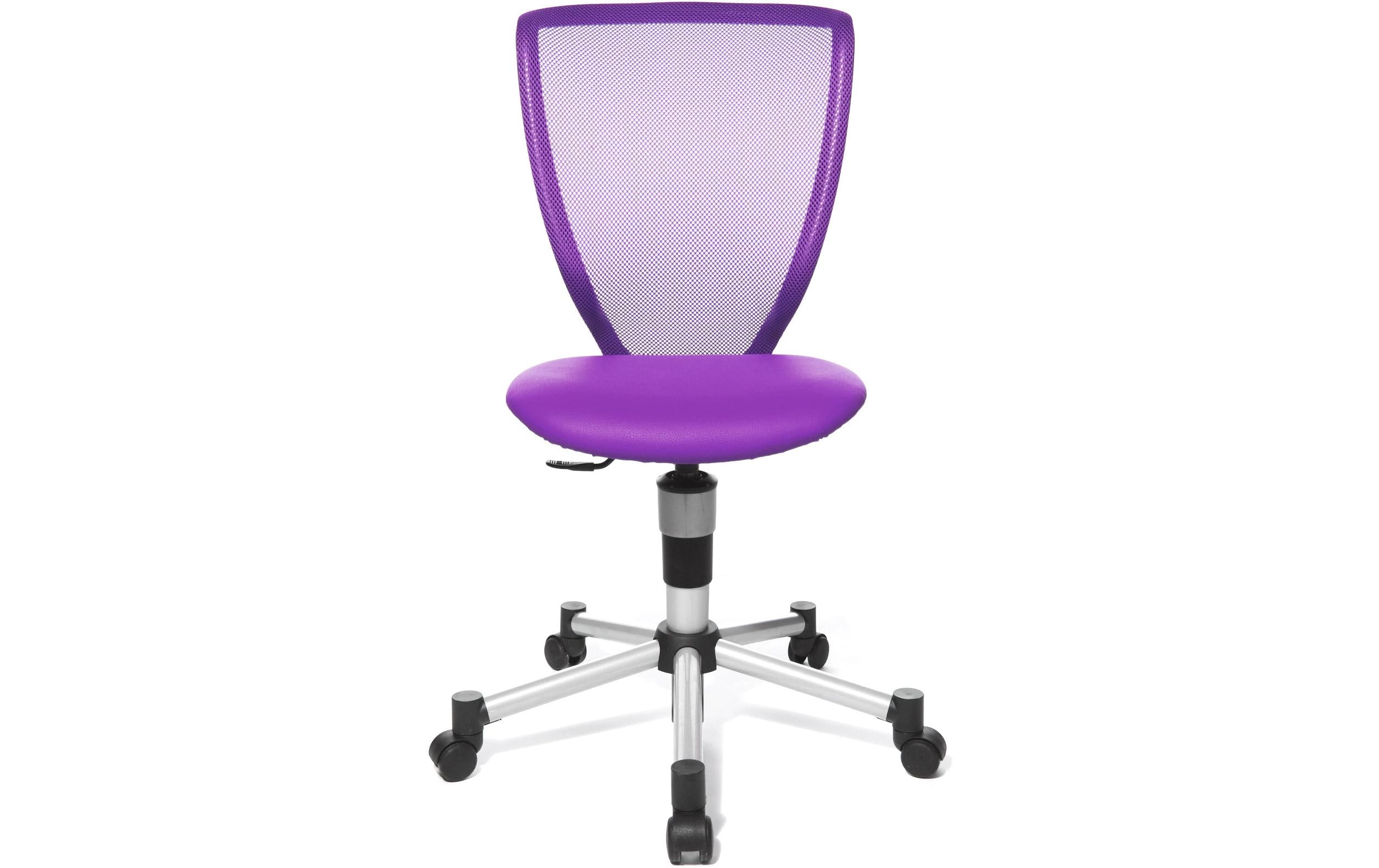 Kinder Bürostuhl Titan Junior, Lila<br>Mitwachsender Design-Kinder- und Jugenddrehstuhl