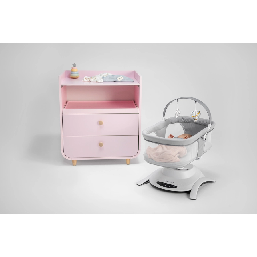 lionelo Babyschaukel Bella Set Grey Concrete