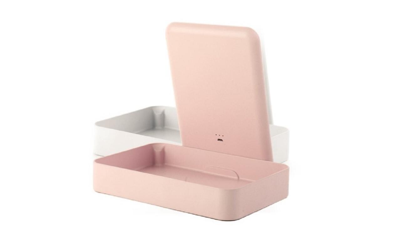 Kosmetikspiegel Belle RosaSchminkspiegel mit Beautycase
