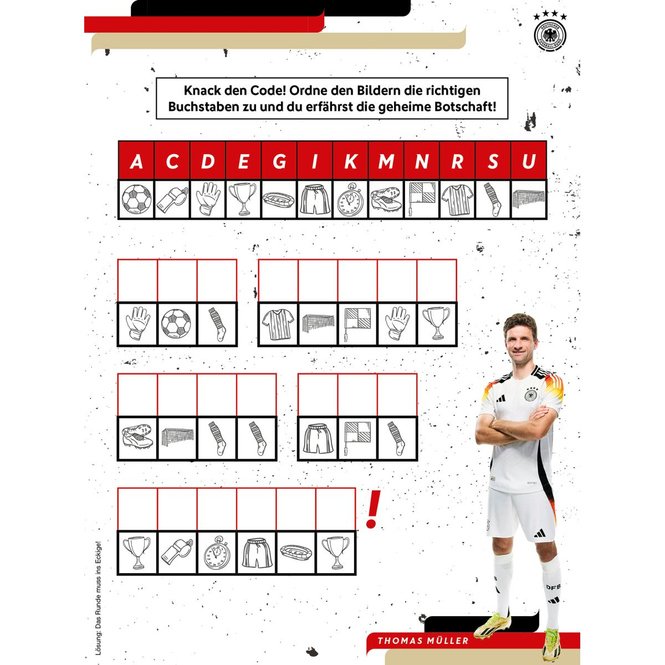 Mein fussballstarker Rätselblock - mit Stickern