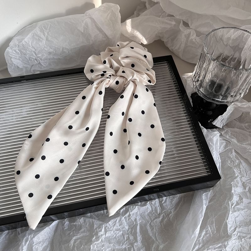 Sesori - Gestippelde strik scrunchie