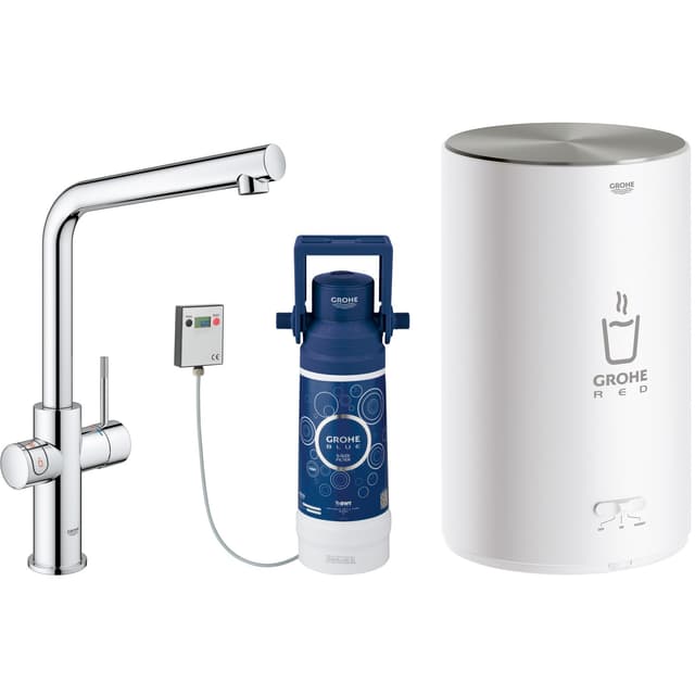 GROHE RED Duo L-spout Medium armatur og kedel