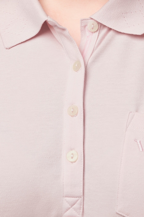 Poloshirt, Ajour-Rhomben, Polokragen, Halbarm
