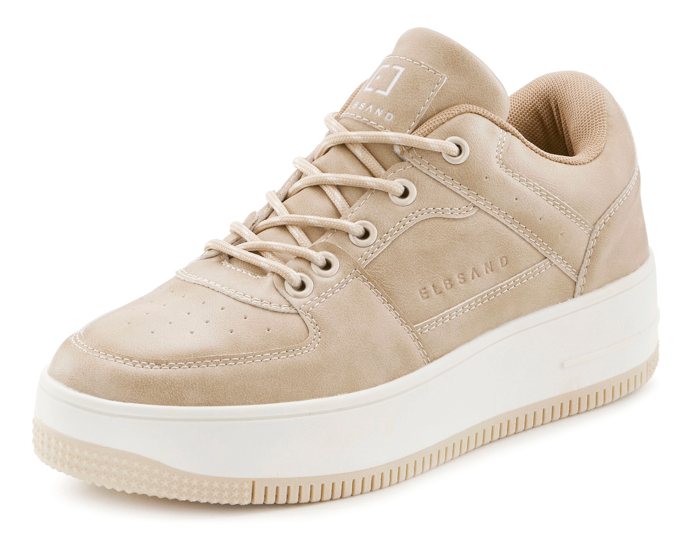Elbsand Sneaker »Schnürschuh, Freizeitschuh, Halbschuh, Schnürhalbschuh, Turnschuh«  mit modischer Plateausohle