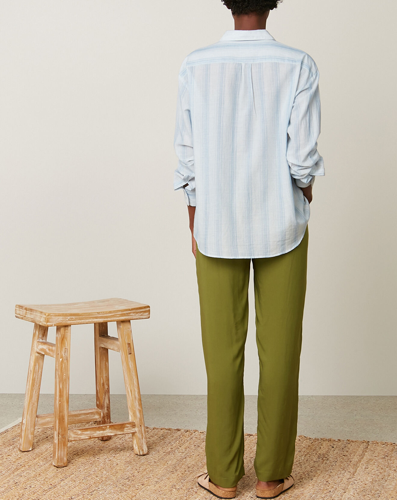 Hartford Pantalon Plex matcha