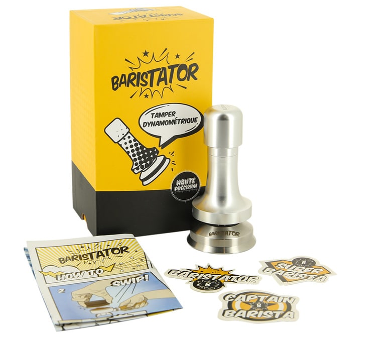 Tamper Dynamométrique BARISTATOR 58.6 mm base inox