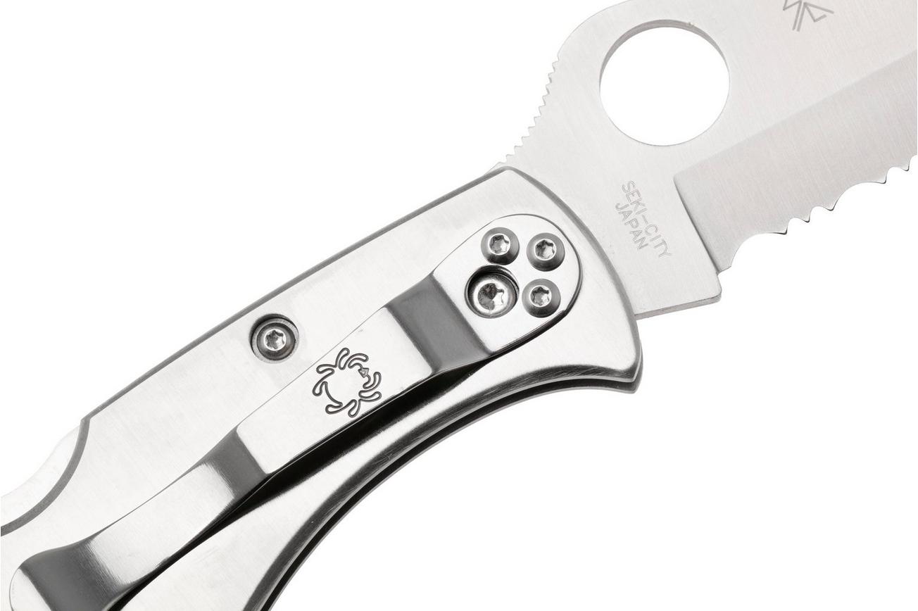 Spyderco Endura 4 Stainless Steel C10PS partly serrated zakmes