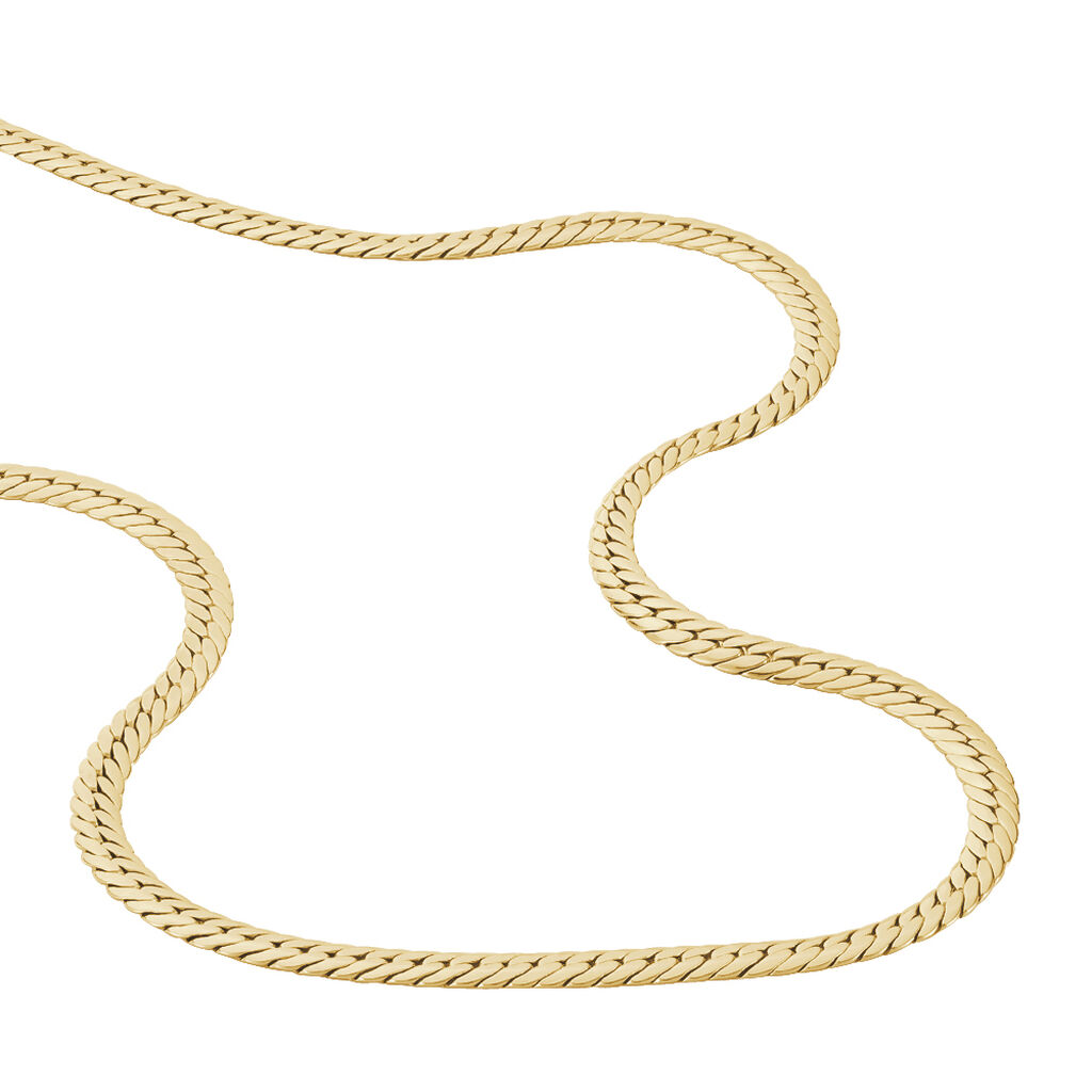 Collier Messaline Plaqué Or Jaune