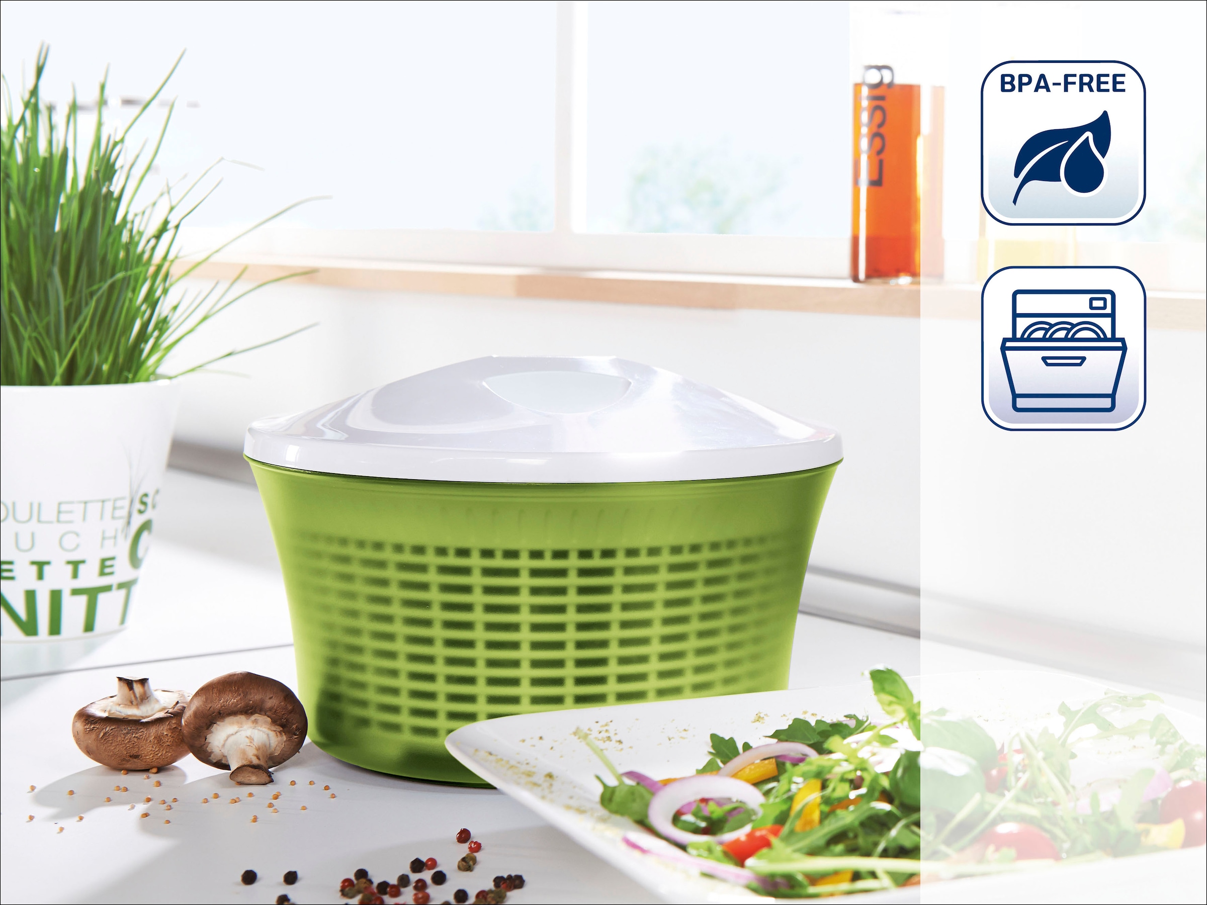 Leifheit Salatschleuder »Comfort Line« Kunststoff, Inhalt 5 Liter