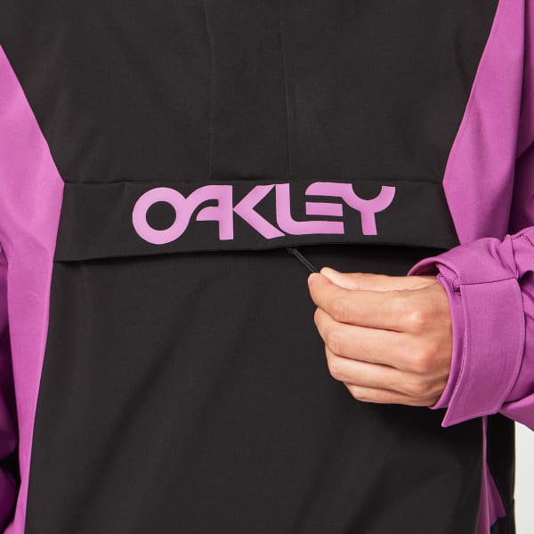 Veste de ski OAKLEY TNP TBT INSULATED ANORAK BLACKOUT/ULTRA PURPLE