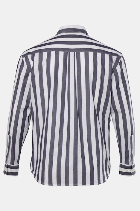 JP 1880 Business-Hemd, Langarm, Streifen, EasyCare, Buttondown-Kragen, Modern Fit, bis 8 XL