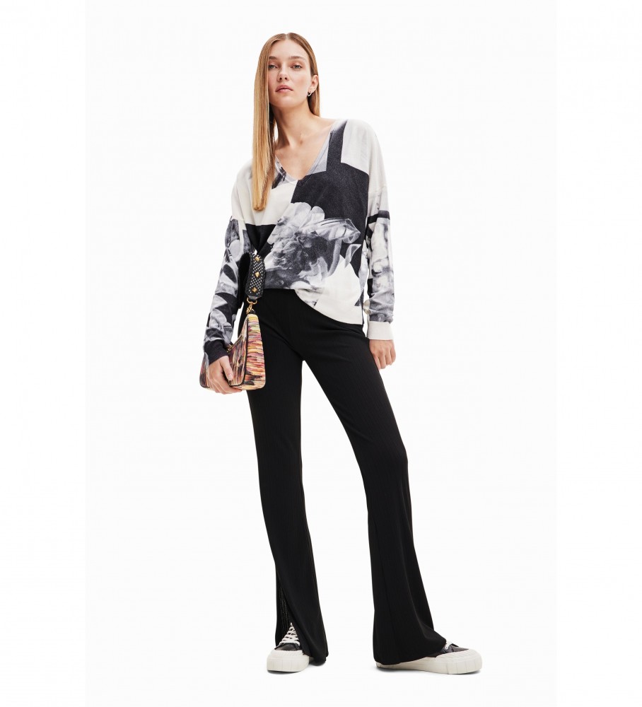 Desigual Jersey Fotinblack Pull branco