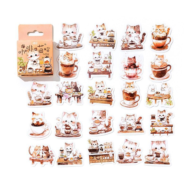 Milena - Koffiekat Sticker