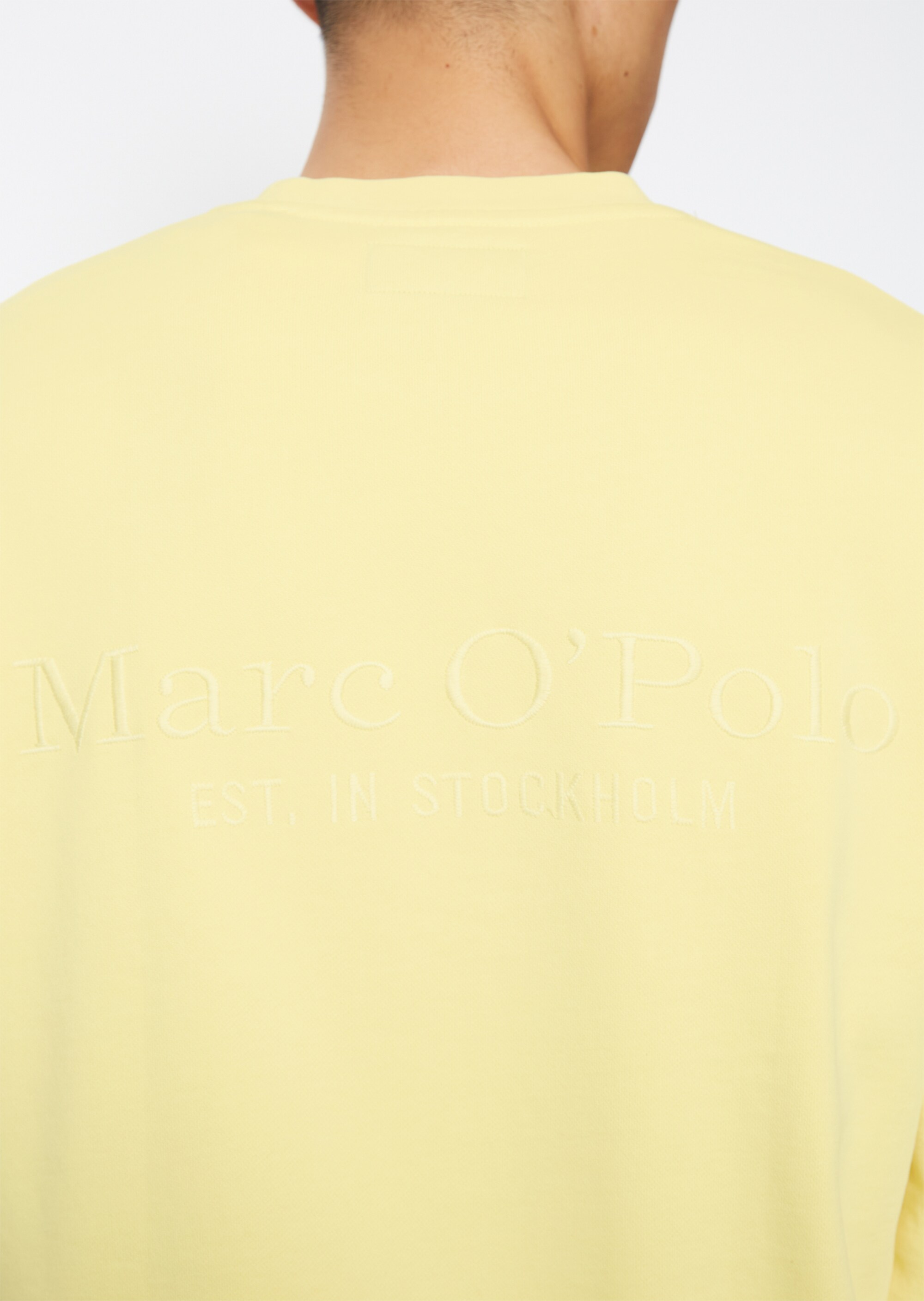 Sweatshirt regular mit rückseitiger Logo-Stickerei