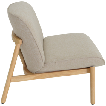 KARWEI fauteuil Jack beige bouclé stof
