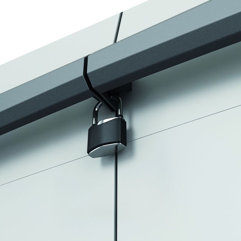 Keter - Recyclingkast - Split - Premium - 92 - cm - grijs - en - zwart