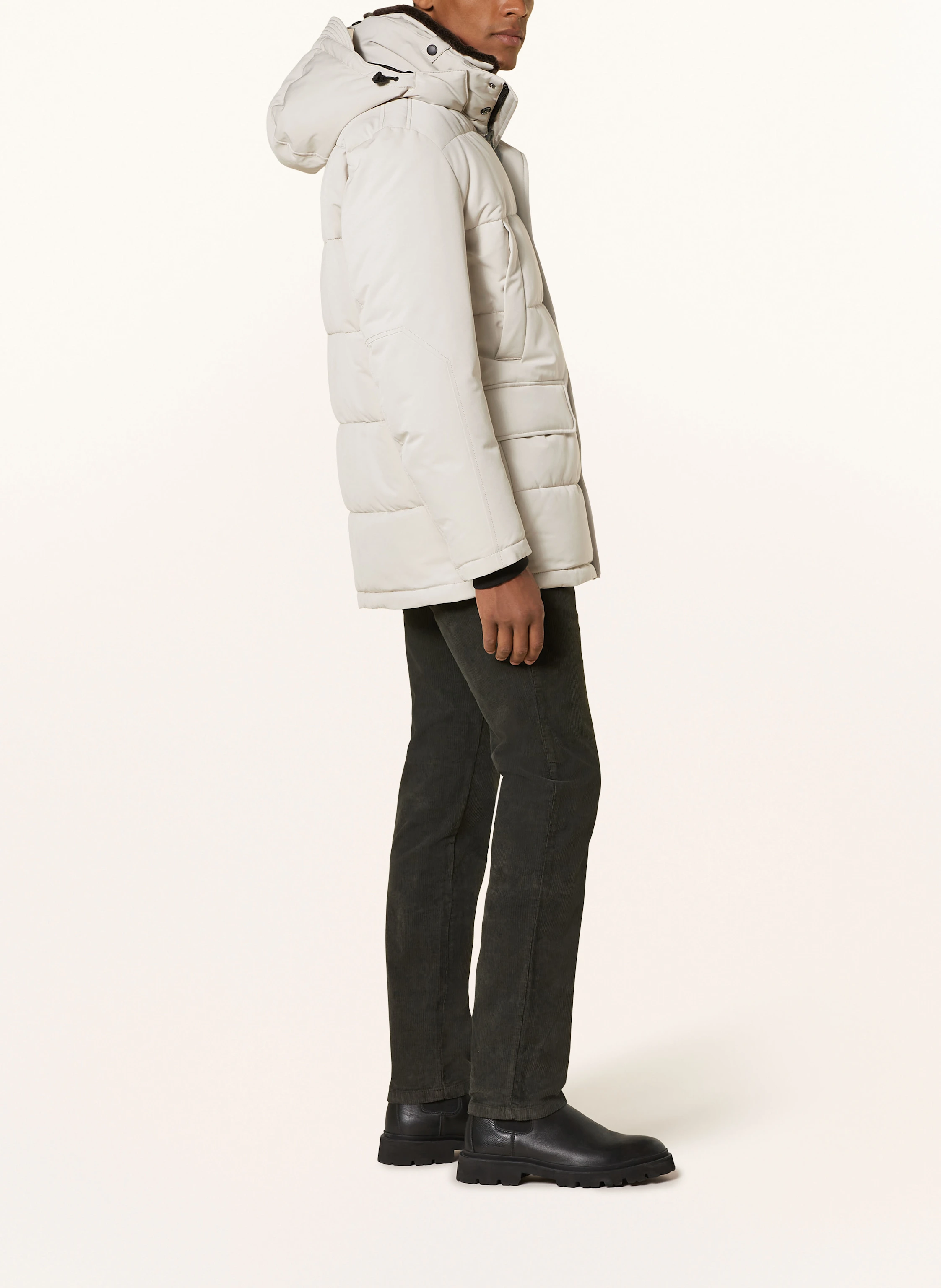 STRELLSON Parka PLAZA 2.0 mit Kunstpelz