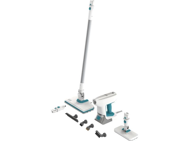BLACK DECKER Dampfbesen BHSM15FX08-QS Dampfreiniger 8er Set