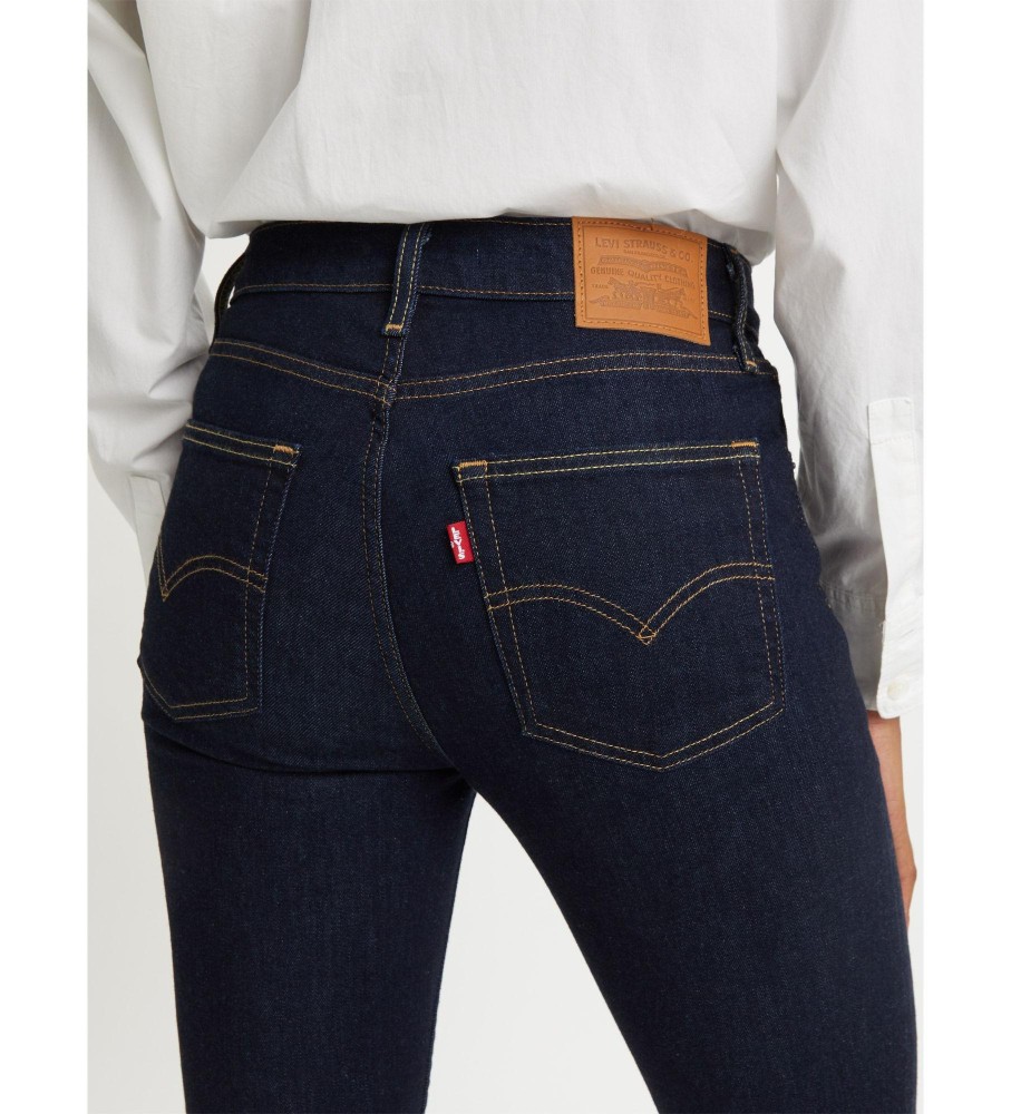 Calça jeans Levi's 725 Bootcut azul marinho