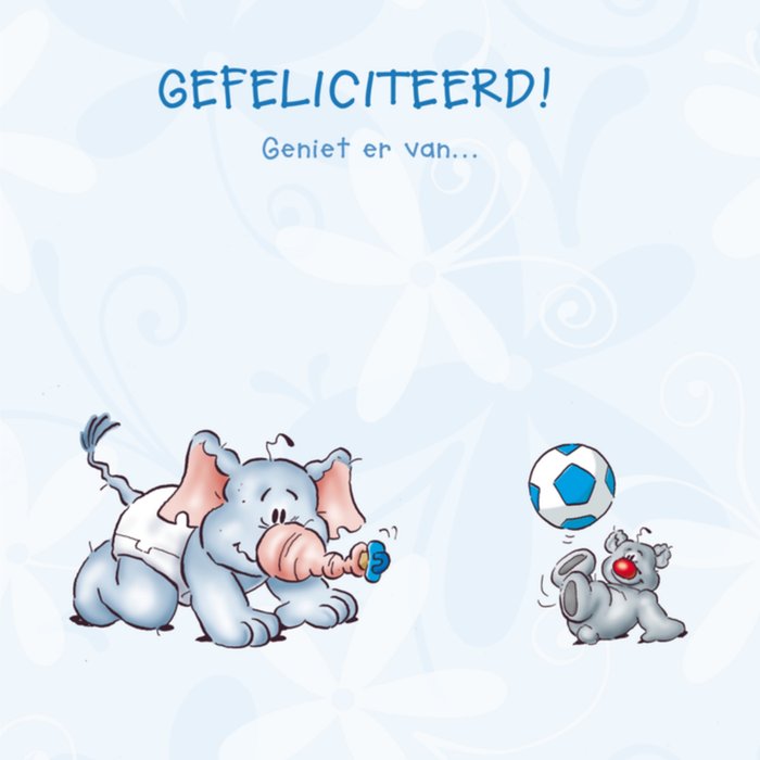 Doodles | Geboortekaart | jongentje