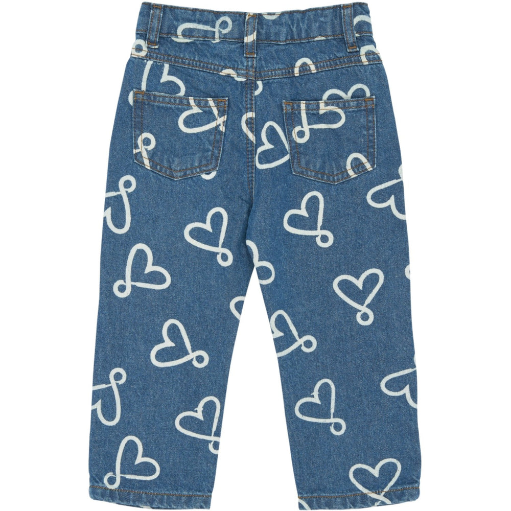 Køb THE NEW Siblings Medium Blue Denim Aop Tnstshea Regular Fit Jeans