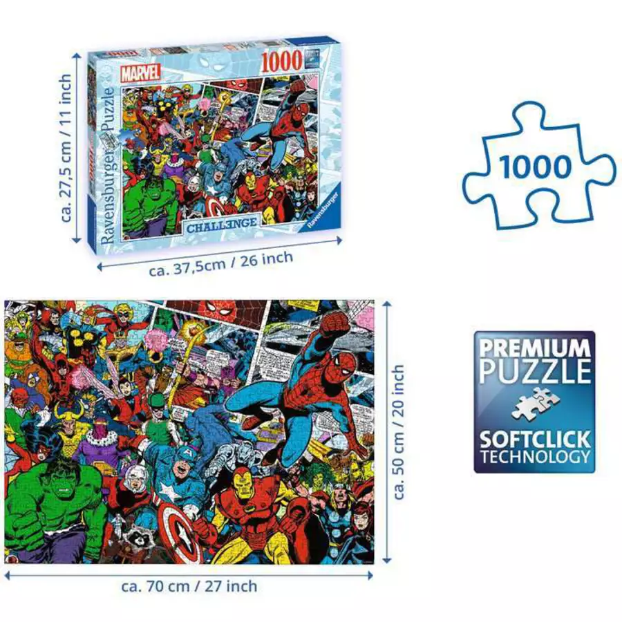 Ravensburger Challenge Marvel bunt