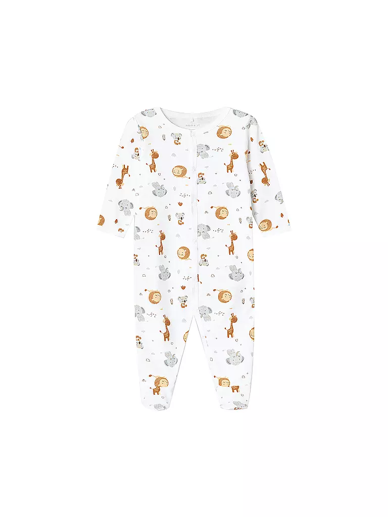 NAME IT Baby Schlafoverall NBMNIGHTSUIT weiss