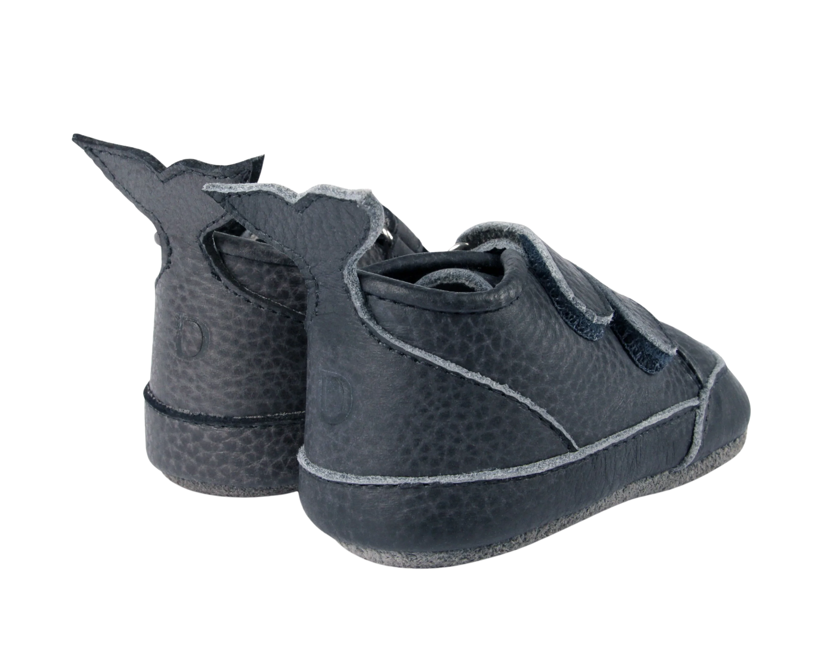 Levin Sneakers | Petrol Grain Leather