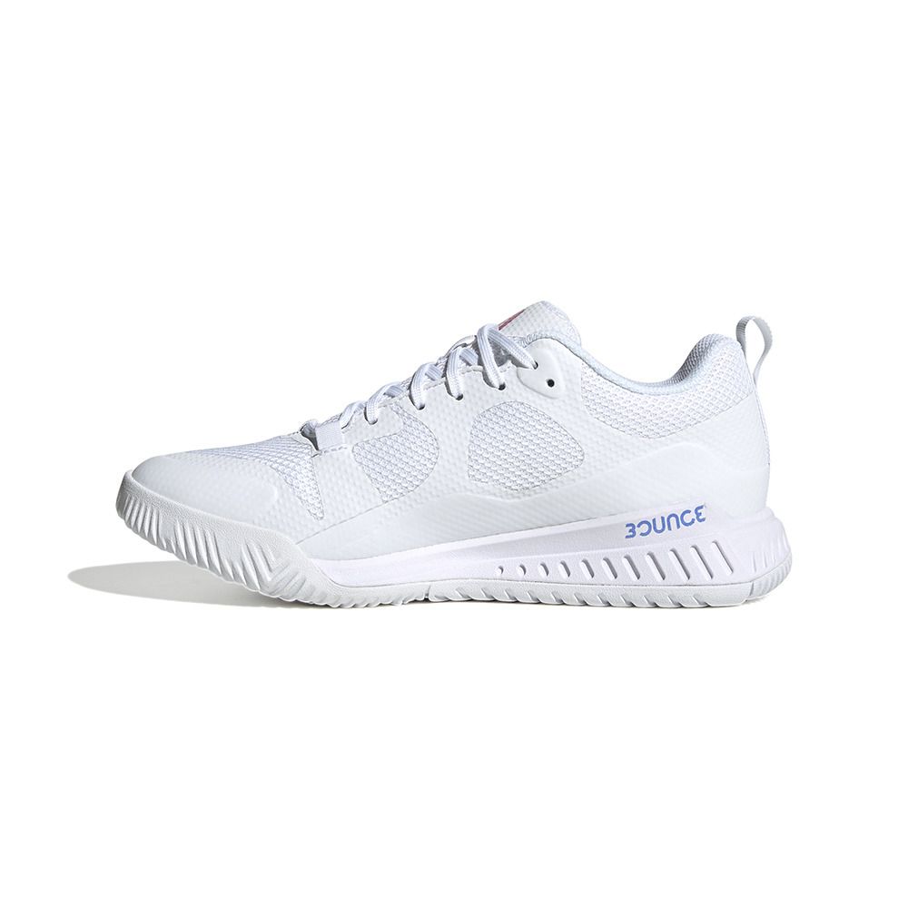Adidas Performance COURT TEAM BOUNCE 2.0 - Chaussures handball Femme white/blue fusion/lucid fuchsi