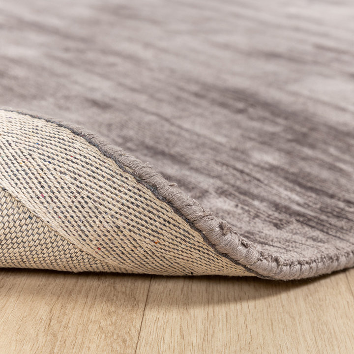 Rond viscose vloerkleed - Pearl Grijs | Een ware aanwinst!