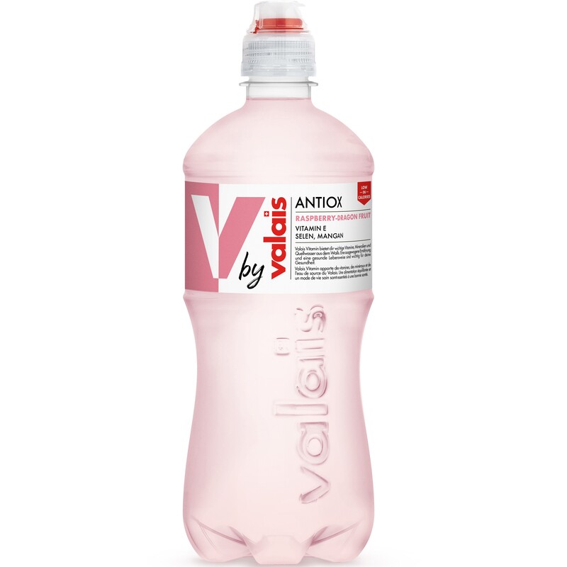 Valais Vitamin Raspberry Antiox, 75 cl, 6 Stück