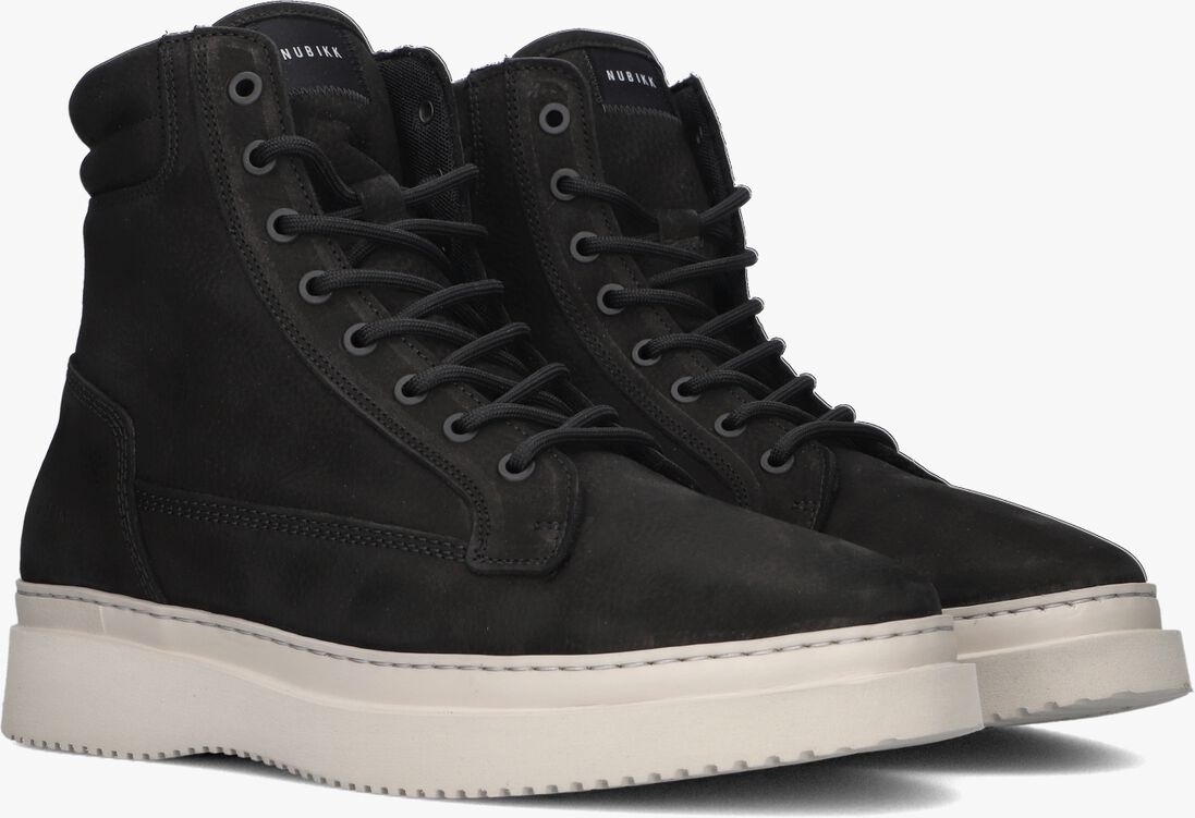 NUBIKK zwarte nubikk veterboots jonah dune