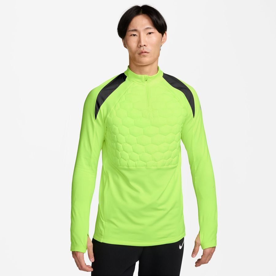 Nike Maillot d'Entraînement Therma-FIT Strike Drill Winter Warrior - Jaune Fluo/Argenté/Noir