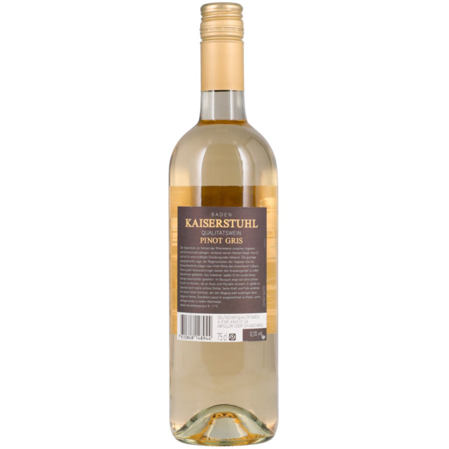 Baden QbA Kaiserstuhl Pinot Gris -75cl