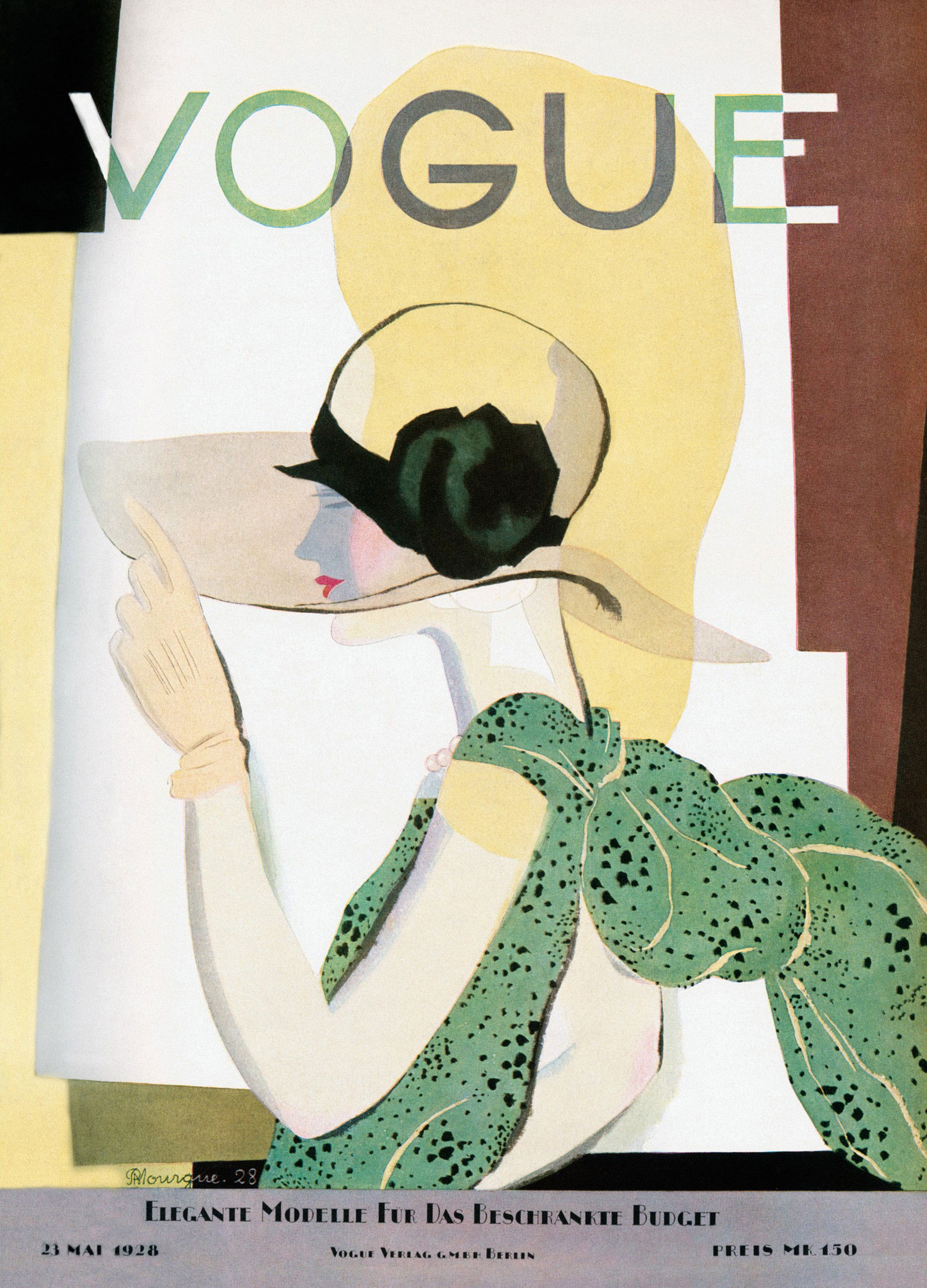 Cover, Pierre Mourgue II by German Vogue Collection - Limited Edition. Edition of: 100. Archive Stamp.