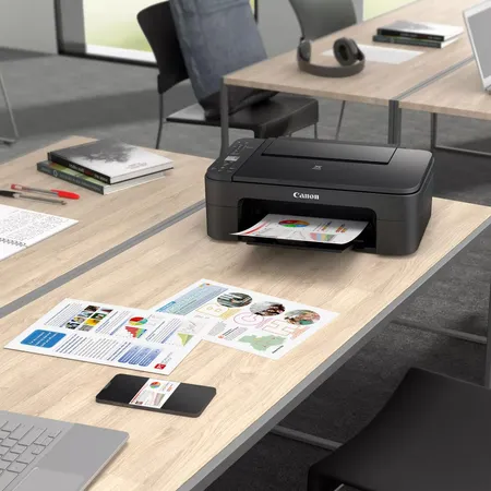 Canon PIXMA TS3350 Tintenstrahl-Multifunktionssystem, Schwarz