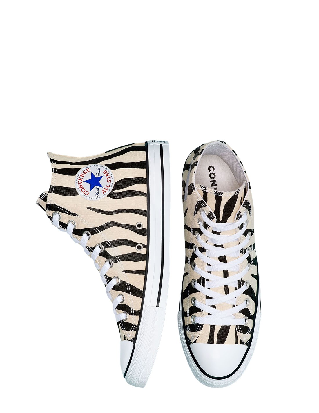 converse sneakers montantes femme ctas hi zebre