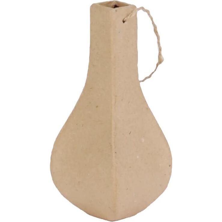 Petit vase 5,3x5,3x12,5cm - Kraft