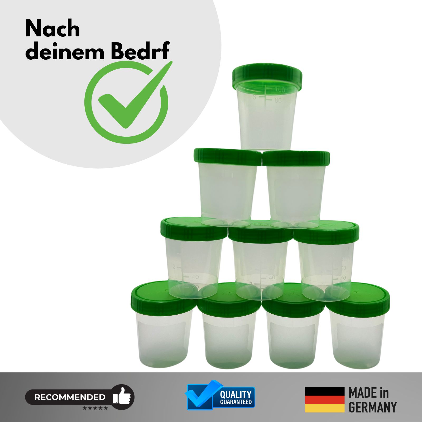 avantal® Urinbecher bis 100 ml graduiert