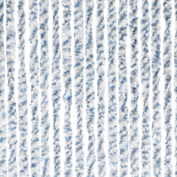 Livn deurgordijn Chenille blauw 100x230 cm