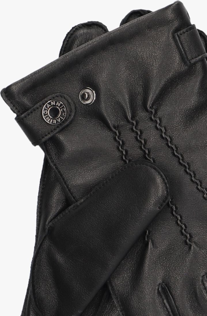 zwarte gianni chiarini handschoenen deerskin gloves
