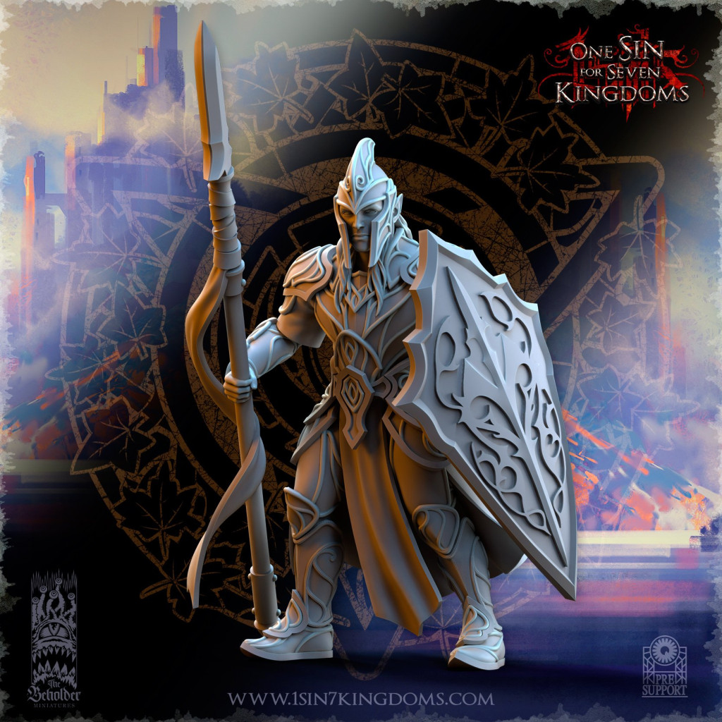 The Beholder Miniatures - Elfes - Soldats