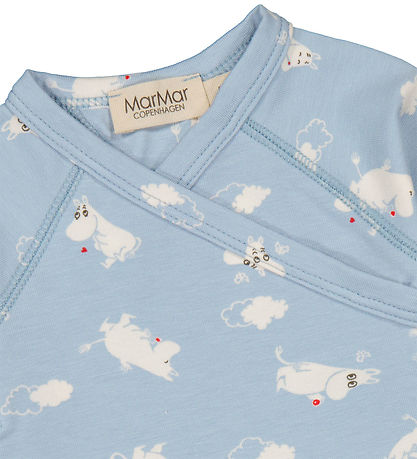 MarMar Wickelbody l/ä - Modal - Belito - Blue MOOMIN