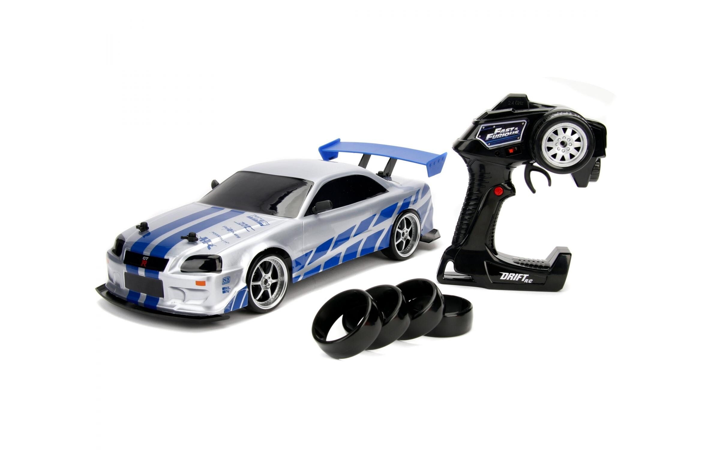 Nissan Skyline GTR Fast & Furious RTR, 1:10Ferngesteuertes Auto aus Fast & Furious «Brian's Nissan Skyline R34 GTR»